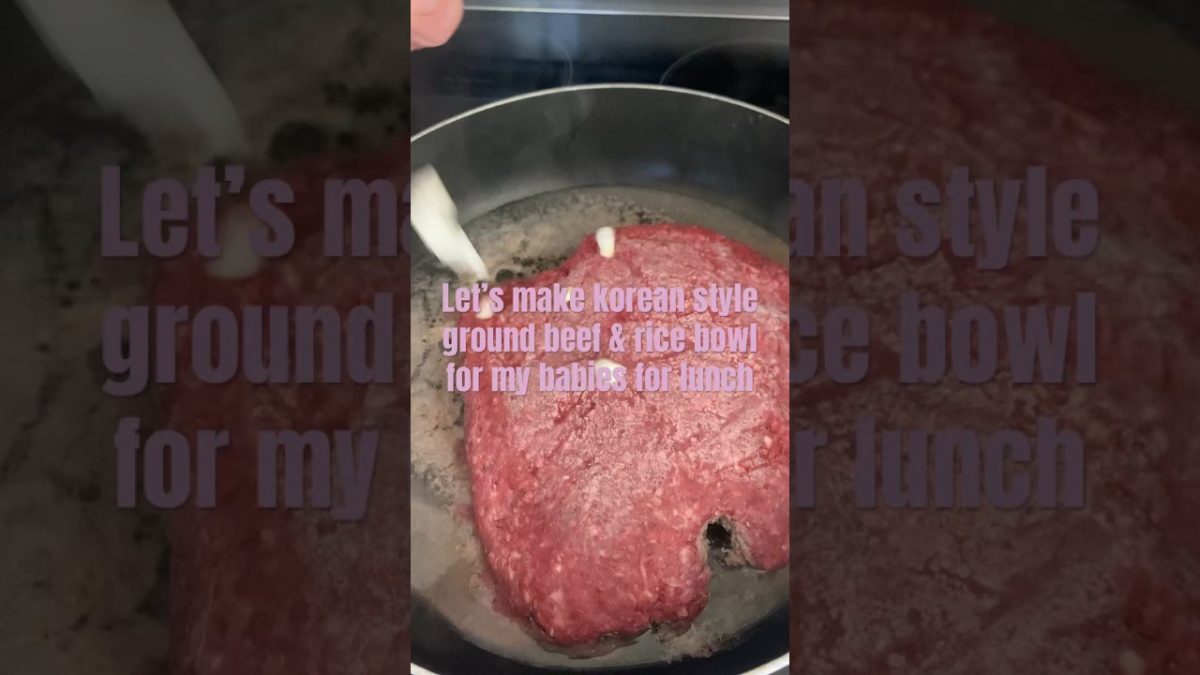 Easy korean style ground beef & rice bowl #letscook #foodie #fyp #mom #easy #stayathomemom #recipe