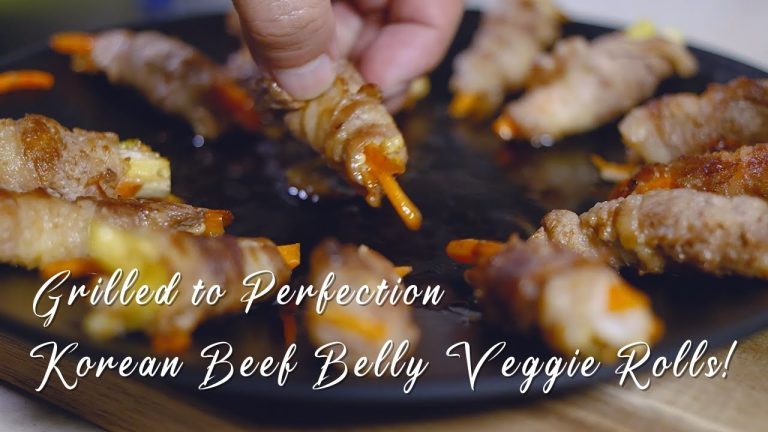 Korean BBQ Beef Rolls(Usamgyeop Yachae Maligui) Recipe: A Flavor Explosion in Every Bite
