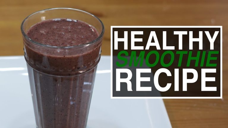 How to Make a Healthy Smoothie | Easy Healthy Smoothie Recipe