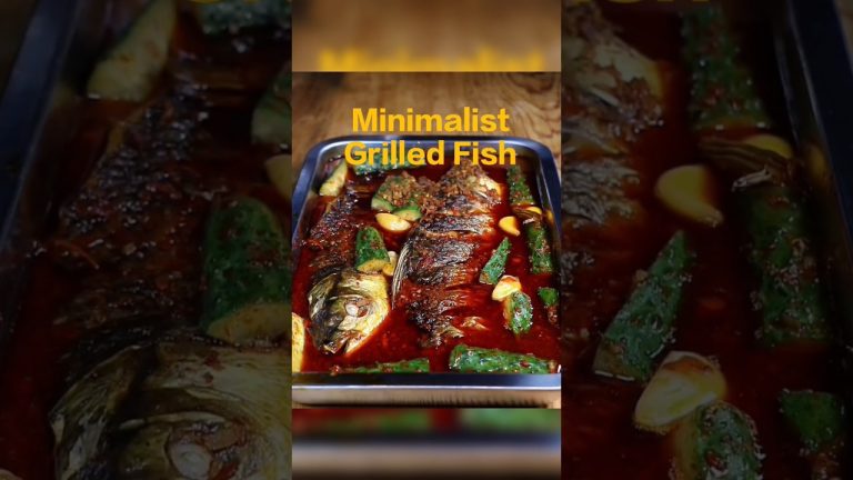 Minimalist Grilled Fish🐟🐠#food #cooking #recipe #trending #viral
