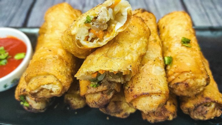 সবচেয়ে সহজ সবজি রোল,স্প্রিং রোল রেসিপি।। Easy Spring Roll Recipe। Vegetable Roll Recipe