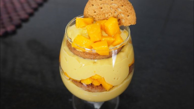 Easy & Delicious | Mango Delight Homemade | 20 Minutes Dessert Recipe | Mango dessert