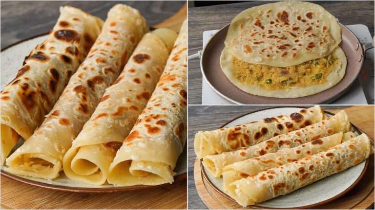 Paper Roll Paratha Recipe | Instant Delicious Paratha Roll Recipe | Aloo Stuffing Paratha Roll