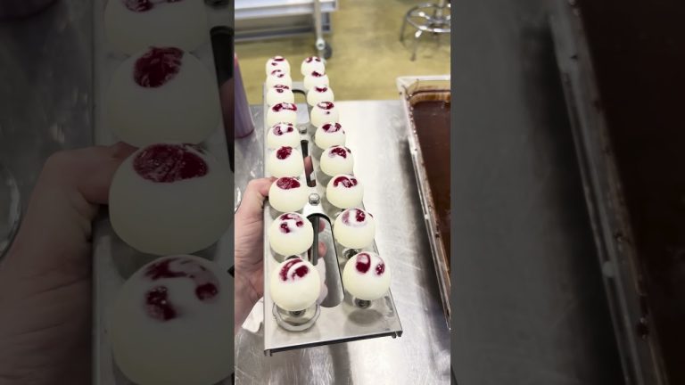 Chocolate-covered ice cream bonbons! #IceCream #Dessert #ChocolateLovers #SweetTreats