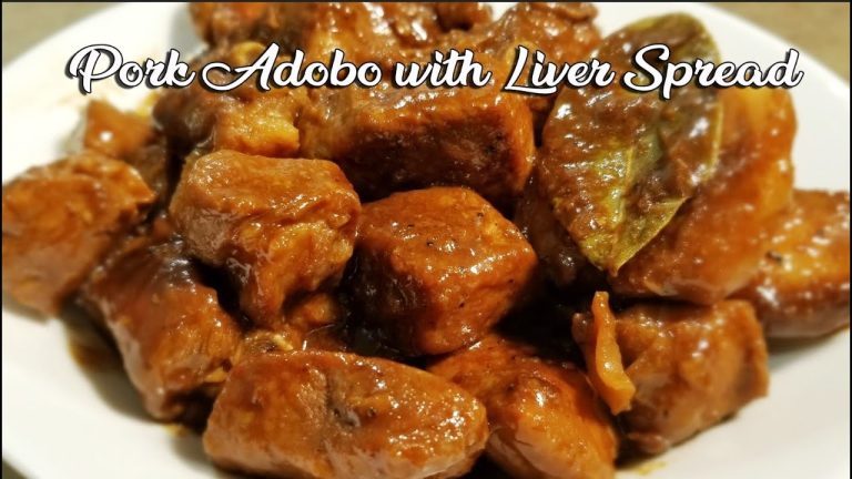 Pork Adobo with Liver Spread – Adobong Baboy | How to cook Adobong Baboy Pork Adobo
