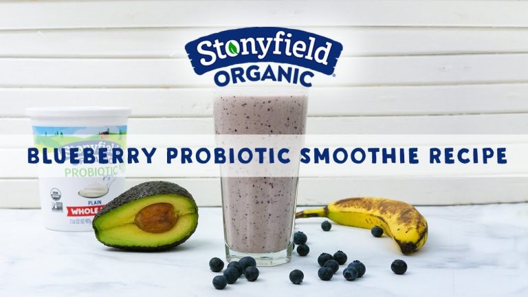 Blueberry Probiotic Smoothie Recipe