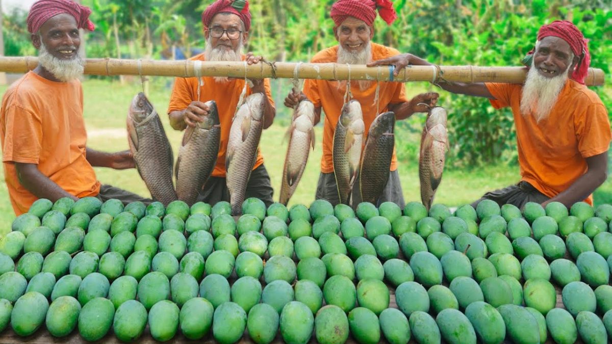 MANGO FISH CURRY – AAM & RUI Fish Mixed Recipe – Food for Old Age Special People