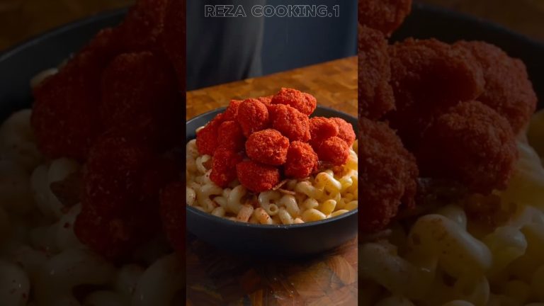 secret recipe:Creamy Chicken Nugget Pasta Delight😋#cooking