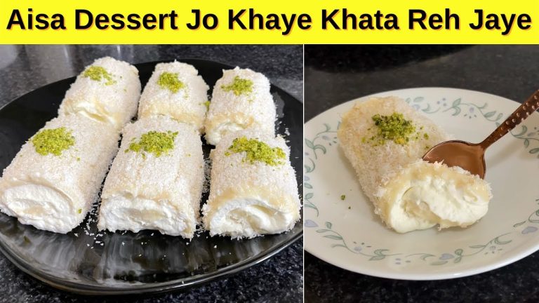 10 Minute Malai Roll | Turkish Delight | Sultan Lokumu Recipe Easy by (HUMA IN THE KITCHEN)