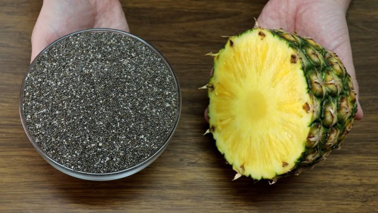 Chia Seeds And Pineapple Smoothie For Weight Loss | Healthy Smoothie Recipes