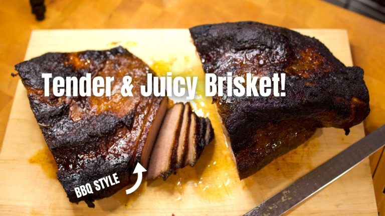 Oven Baked “BBQ Style” Brisket – Low & Slow & Smokey