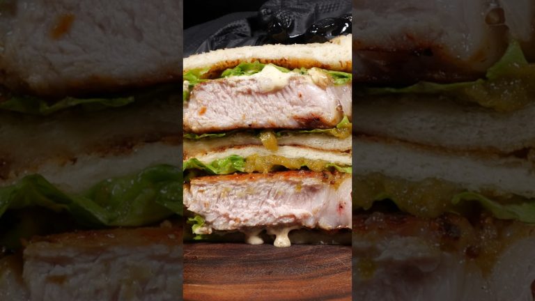 Pork chop sandwich 🐖 #food