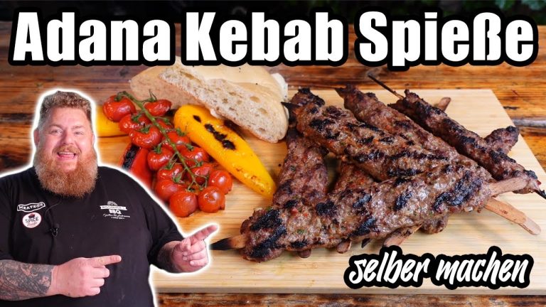 Adana Kebab Spieße selber machen. BBQ & Grillen für jedermann