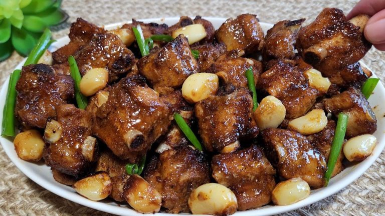 The most delicious high protein pork ribs!  The best brunch under 40 minutes!!! | 2 RECIPES