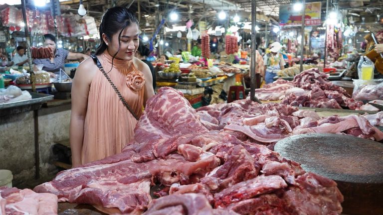 Market show: Yummy pork cooking with country style style – Countryside life TV