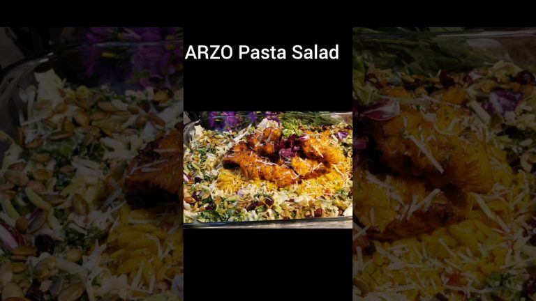 Pasta Recipe ||Pasta Salad || Orzo Pasta salad #shorts #pasta #salad #viral