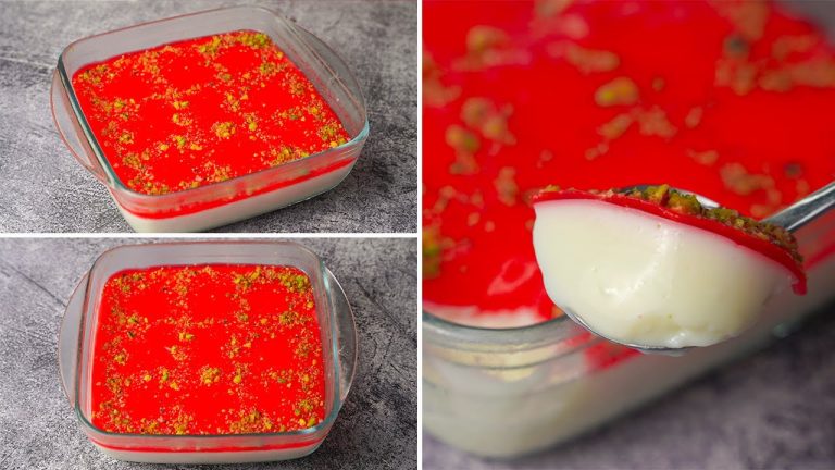 Mahalabia Recipe | Arabic Dessert | Malabi Pudiing | Muhallebi Recipe | Milk Pudding Recipe | Yummy