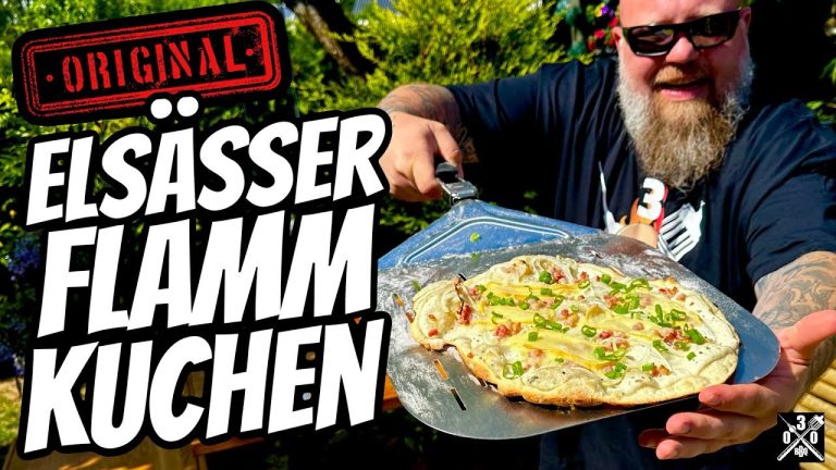 Elsässer KÄSE Flammkuchen  ist das noch Original ? – 030 BBQ