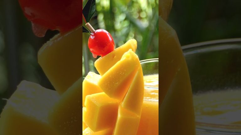 Tropical Paradise Smoothie Recipe | Party Food Idea #tropicalsmoothie #shortsvideo #shorts