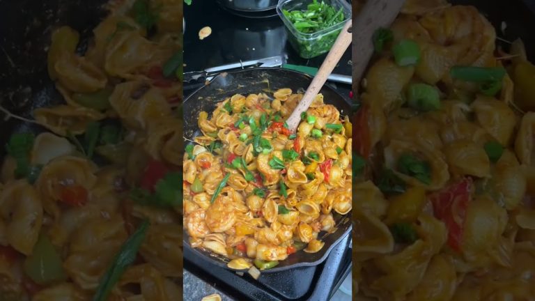 Shrimp Fajita Pasta. #cooking #food #recipe