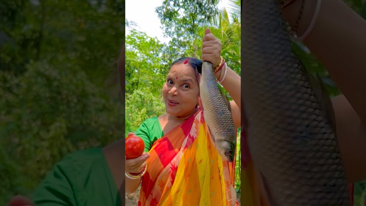 রুই টমেটো | Rui Tomato Curry Recipe #shorts #fish #fishing #fishcutting #fishcurry #fishrecipe