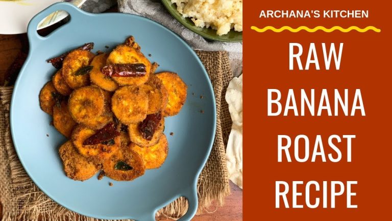 Vazhakkai Varuval Recipe | Raw Banana Roast Recipe – South Indian Recipes By Archana's Kitchen