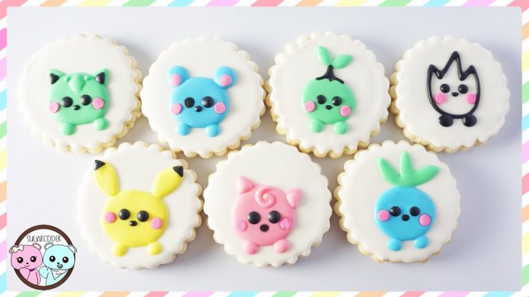 POKEMON GO COOKIES 🐹 Anime Food Baking Dessert Recipe Ideas