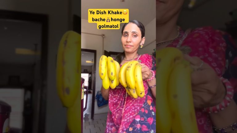 Bachchon ka favourite breakfast😋 / Banana shake recipe in hindi / Ghamu saran #shorts #recipe