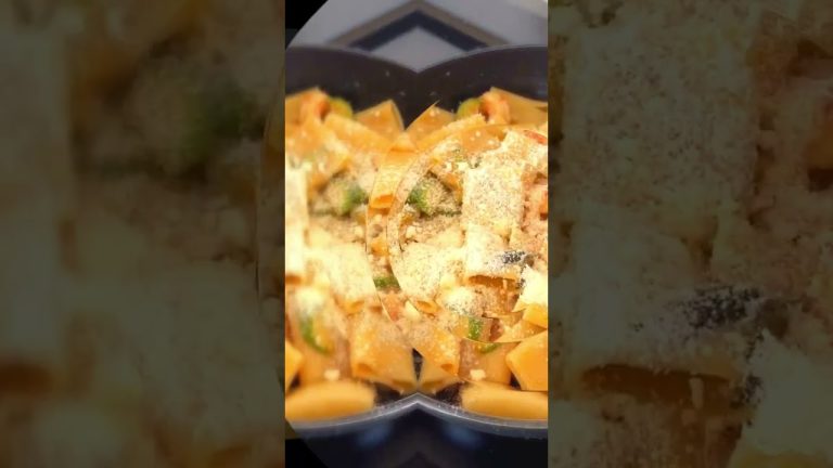 🤩ZUCCHINI and SHRIMP Pasta🦐🥒 || #shorts #pasta