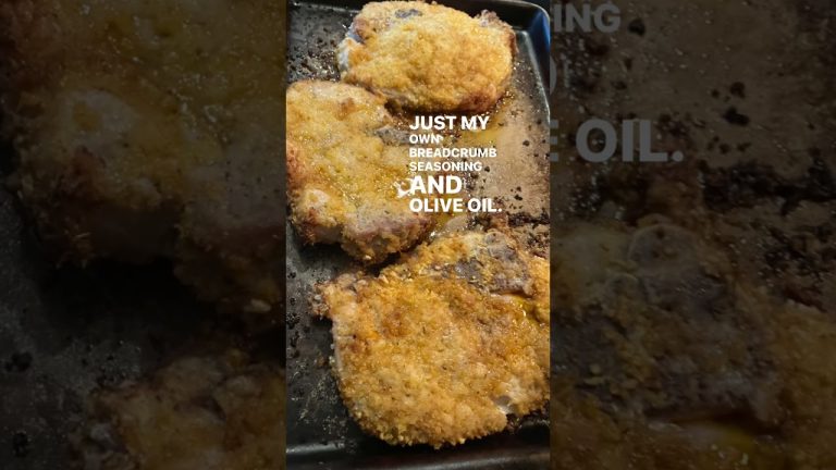 Homemade Shake and Bake type Pork Chops #cooking #recipe #budget #pork #fyp #homecook #foodie #food