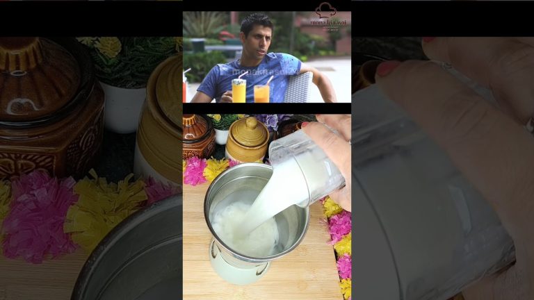 Ashish Nehra's favourite smoothie recipe..#shortsfeed #shorts #trending #new #viral