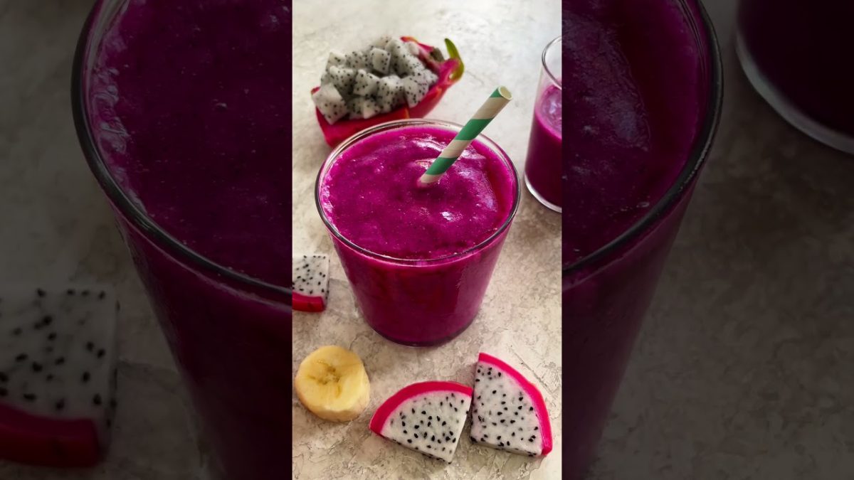 How to Make a Delicious Dragon Fruit Smoothie!
