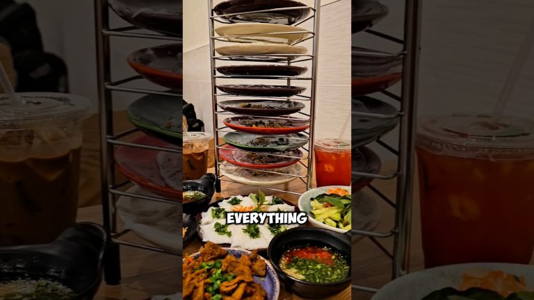 An updated twist to a staple Vietnamese dish, banh uot #vietnamesefood