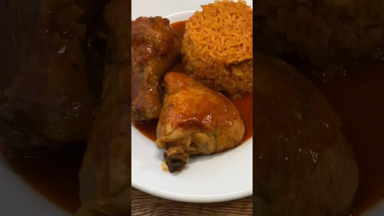 Pollo en chile guajillo y chipotle #pollo #polloenchile #receta #recipe #chicken