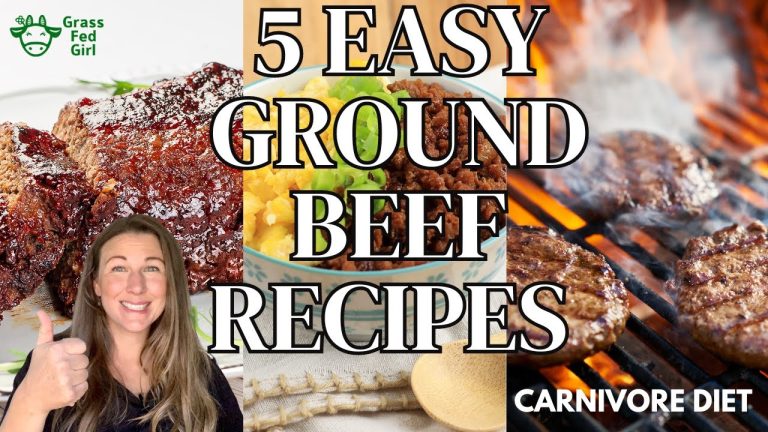 5 Easy Carnivore Diet Ground Beef Recipes