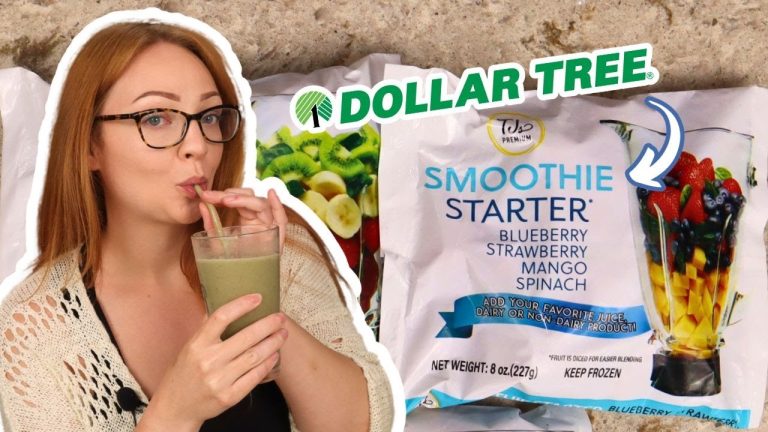 Are Dollar Tree Smoothie Starters Good?