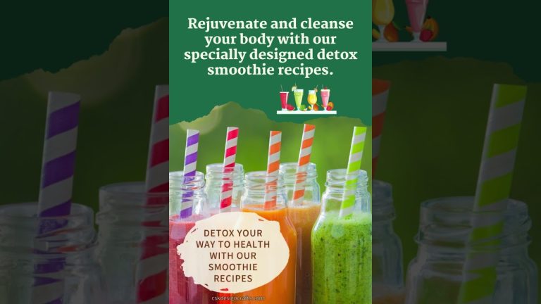 Detox Your Way to Health with Our Smoothie Recipes!