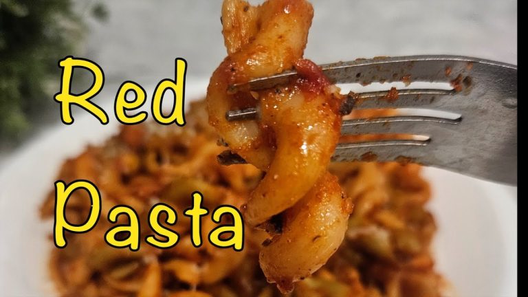 Tasty Red Pasta Recipe !! Vegetable Red Pasta Recipe Must Try !!