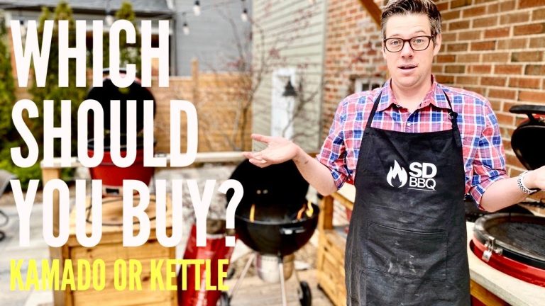 Which BBQ to Buy?  Kamado Joe vs Weber Kettle head to head!  Kamado Joe Jr. vs. Weber Master-Touch