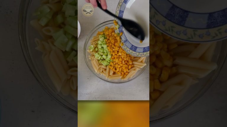 Χορταστική Μακαρονοσαλάτα με μουστάρδα και μαγιονέζα στο δεκάλεπτο