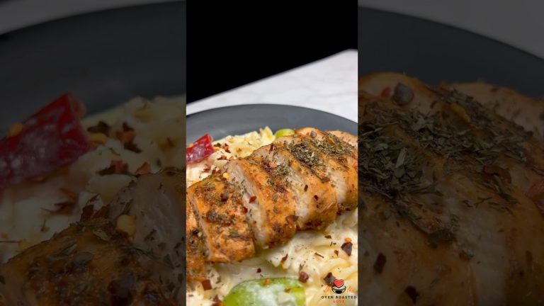 Chicken Pasta In White Sauce ASMR #shorts