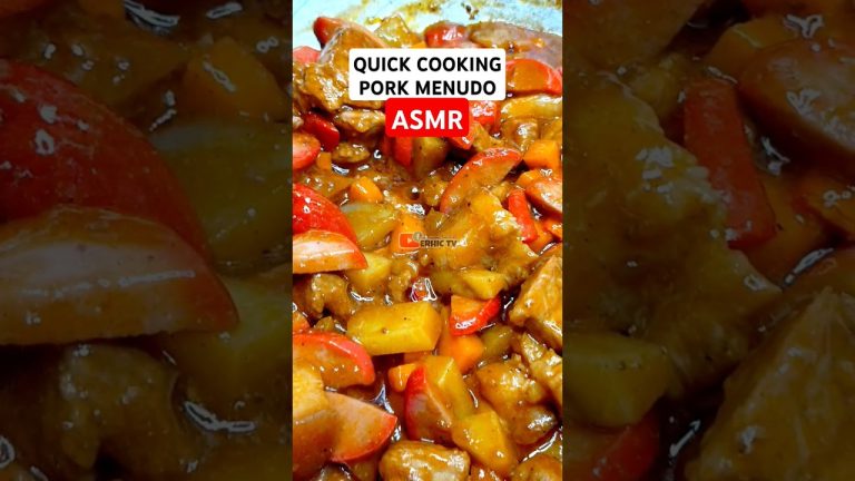 THE EASY WAY TO  COOK PORK MENUDO | #shorts #pinoyrecipe #erhictv