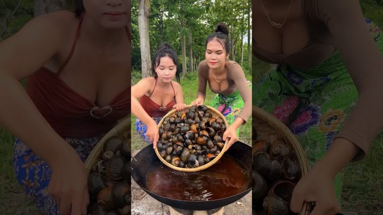 Snail crispy cook recipe #cooking #food #chrispy #shortvideo #shorts #recipe