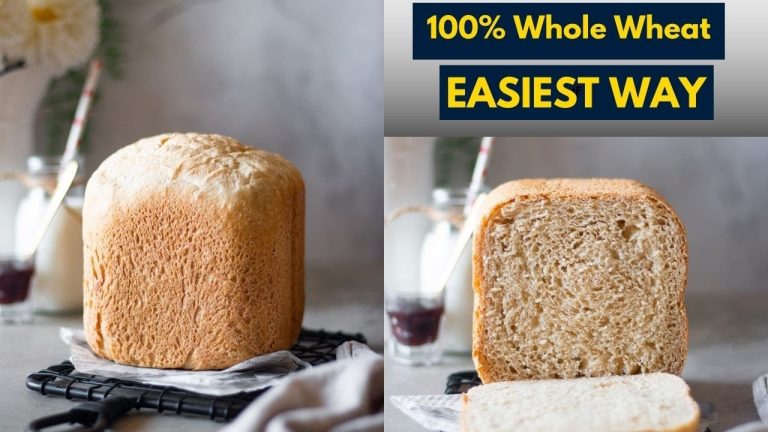 100% Best Whole Wheat Bread Machine recipe you need to try NOW