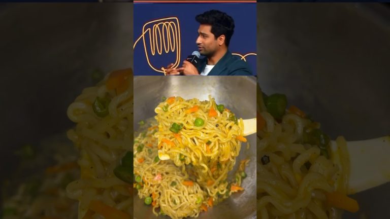 Vicky Kaushal’s Favourite Maggi Snack Recipe| #vickykaushal #shorts