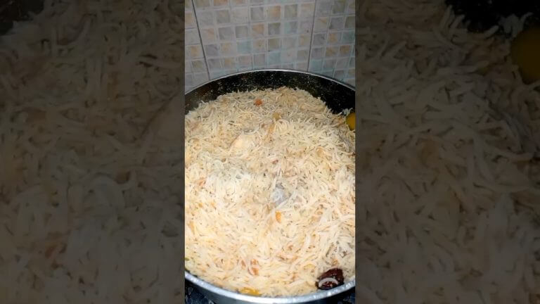 chicken yakhni pulao recipe | quick & simple | #youtubeshorts #shorts