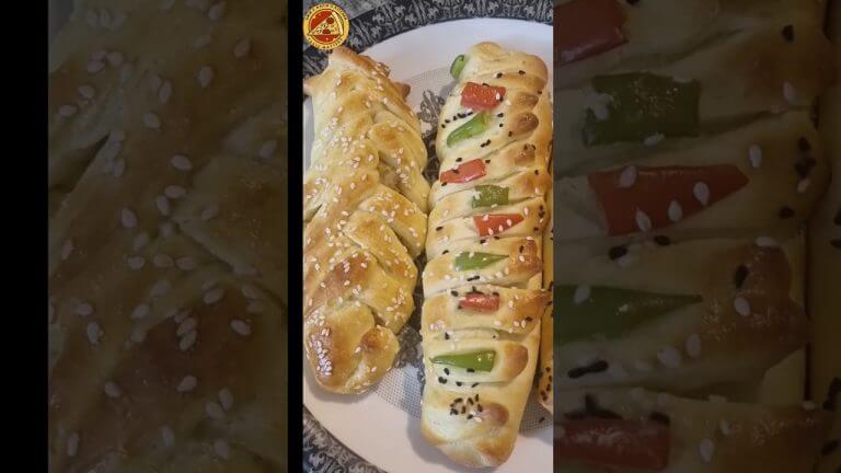 Yummy Chicken Bread  #viral #trending #baking #yummybread #bread #breadoven #breadrecipes