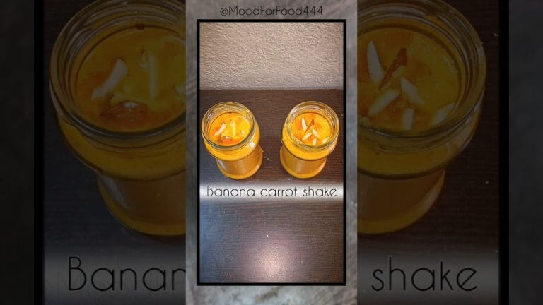 Healthy 🍌Banana🥕Carrot🥤Shake#shorts