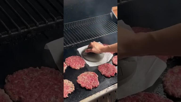 Atlas Steel Burger Stamp (burger press)