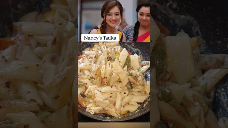 Kavya style white sauce pasta #anupama #celebrity #viral #recipe #white #sauce #pasta #shorts #food